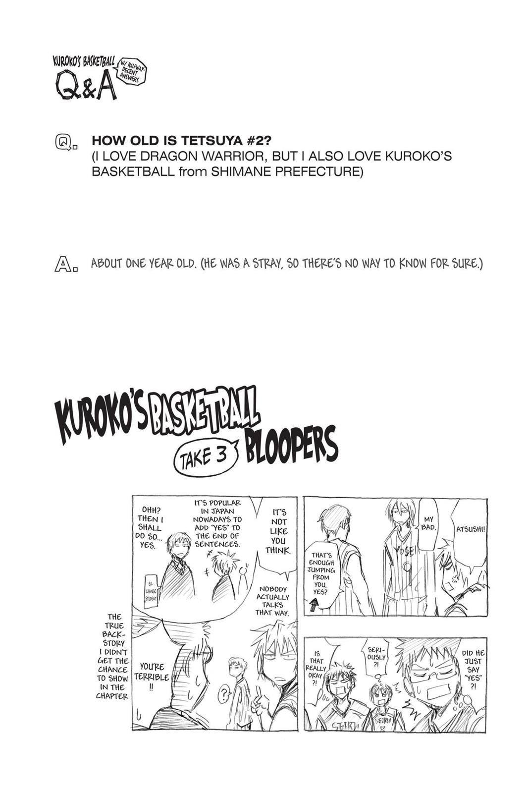 Read Kurokos Basketball Manga Online