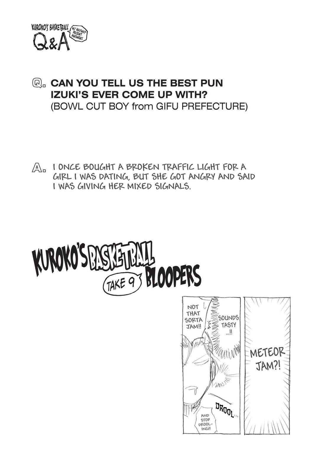 Read Kurokos Basketball Manga Online