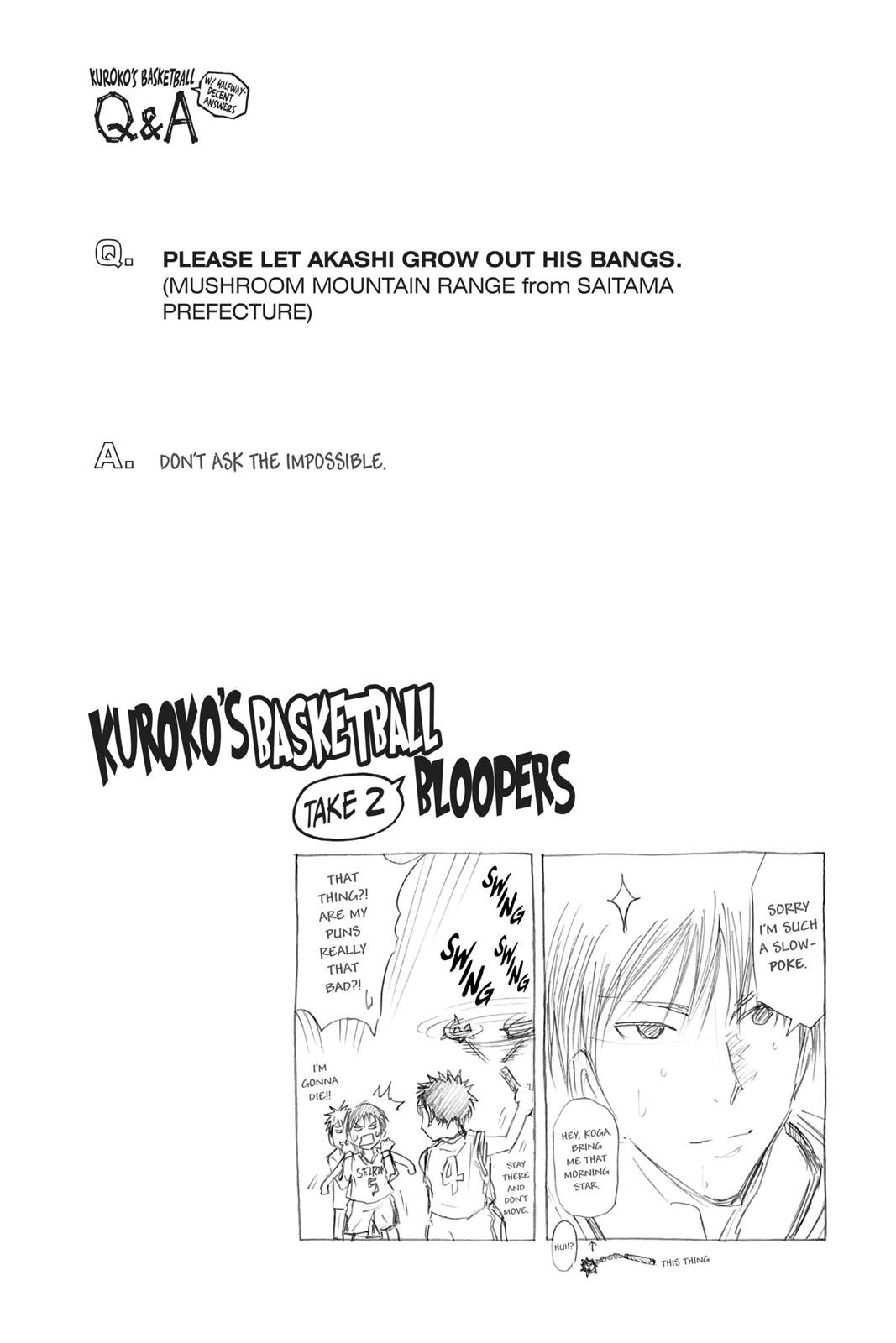Read Kurokos Basketball Manga Online