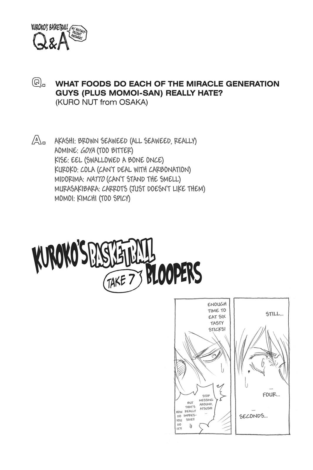 Read Kurokos Basketball Manga Online
