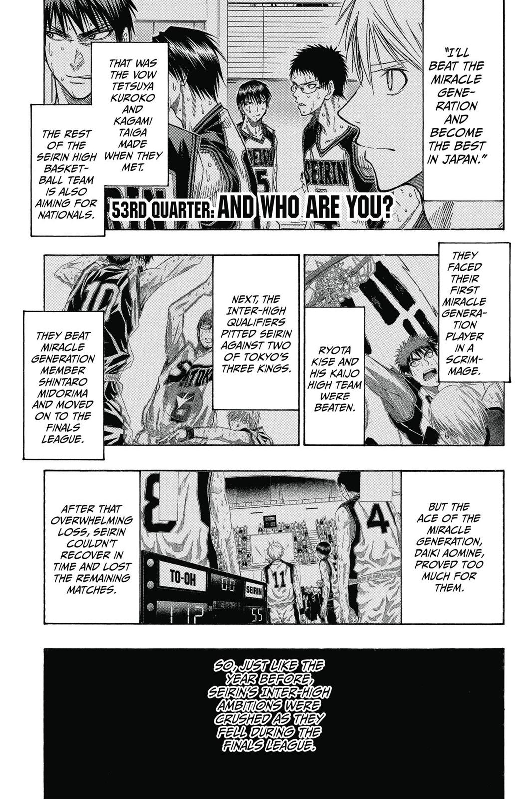 Read Kurokos Basketball Manga Online