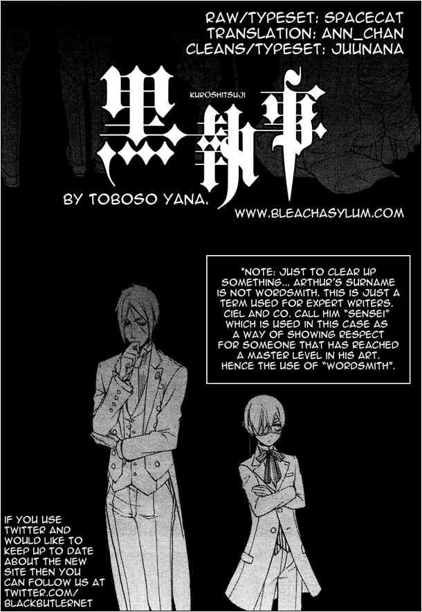 Read Kuroshitsuji Manga Online