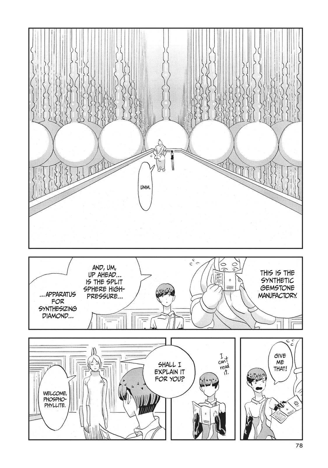 Read Land of the Lustrous Manga Online