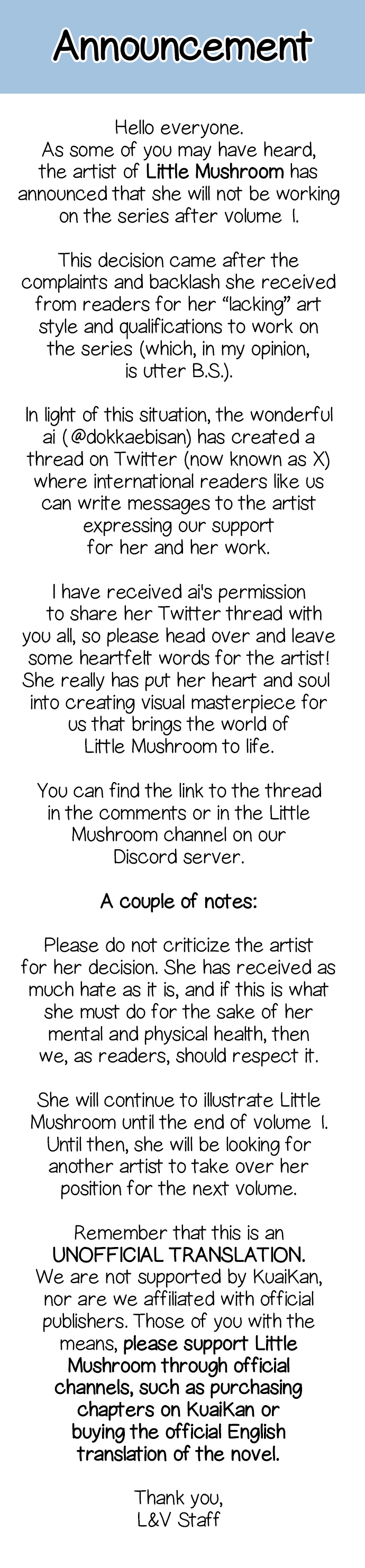 Read Little Mushroom Manga Online