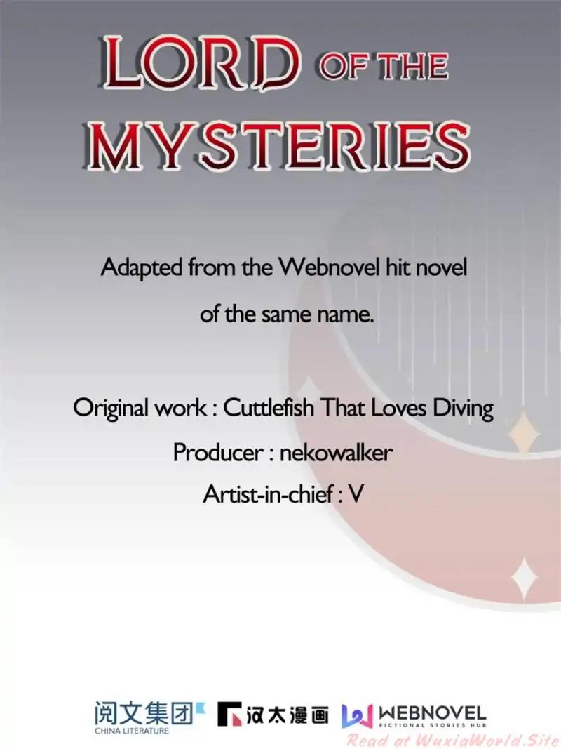 Read Lord of the Mysteries Manga Online
