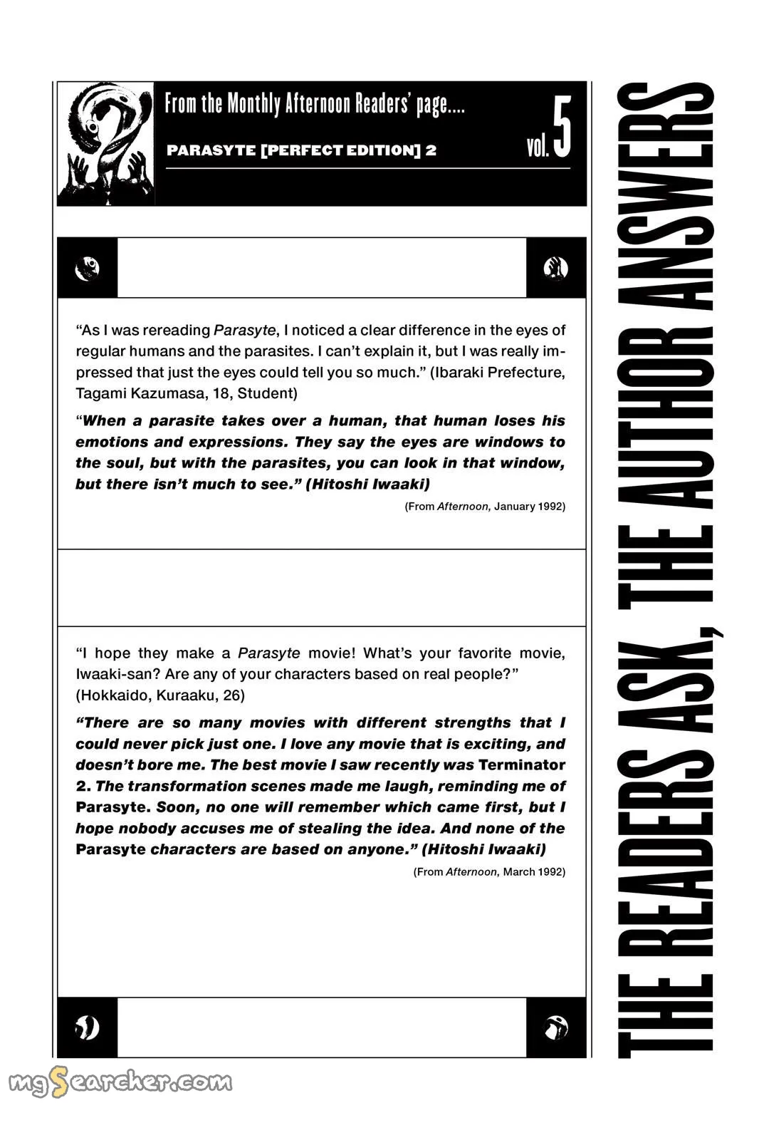 Read Parasyte Manga Online