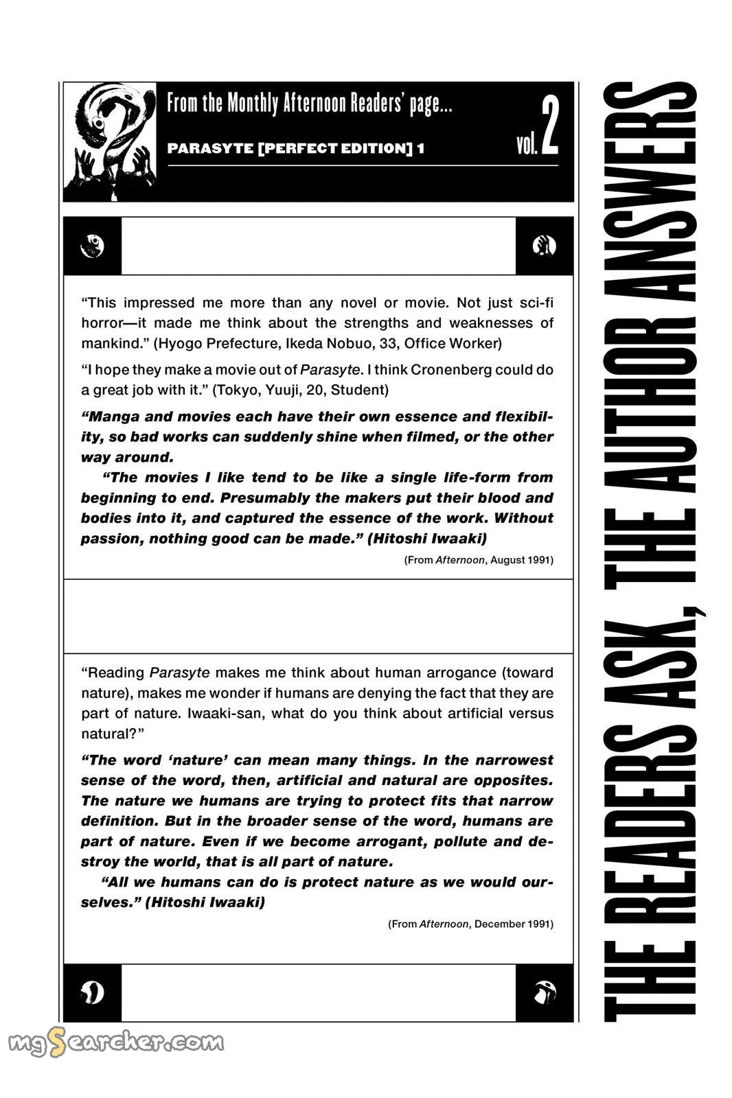 Read Parasyte Manga Online
