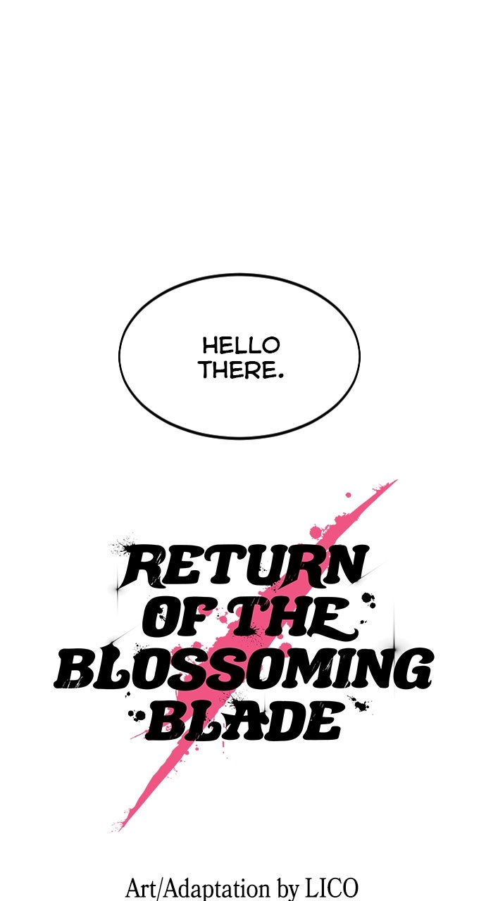 Read Return of the Blossoming Blade Manga Online