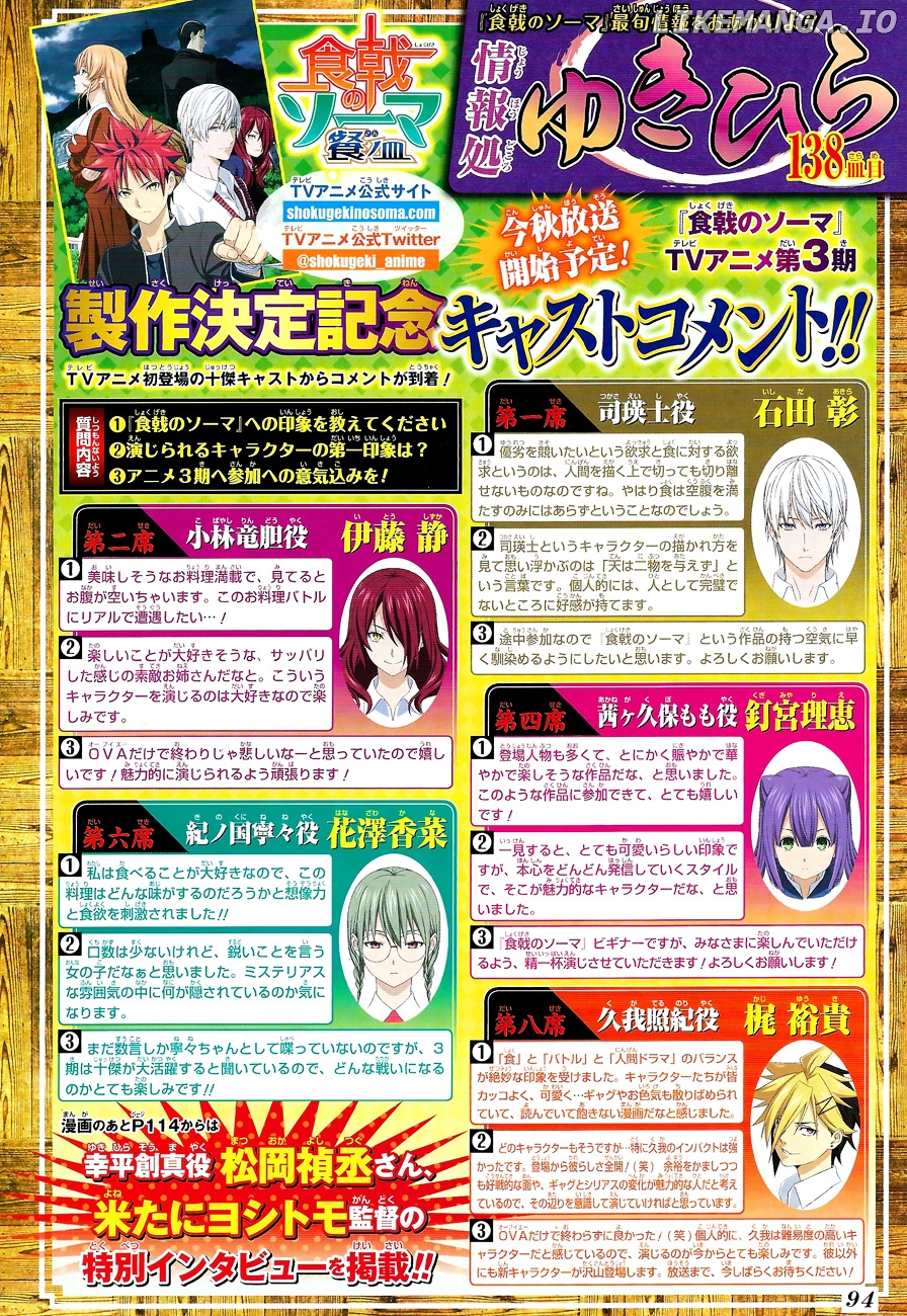 Read Shokugeki no Soma Manga Online
