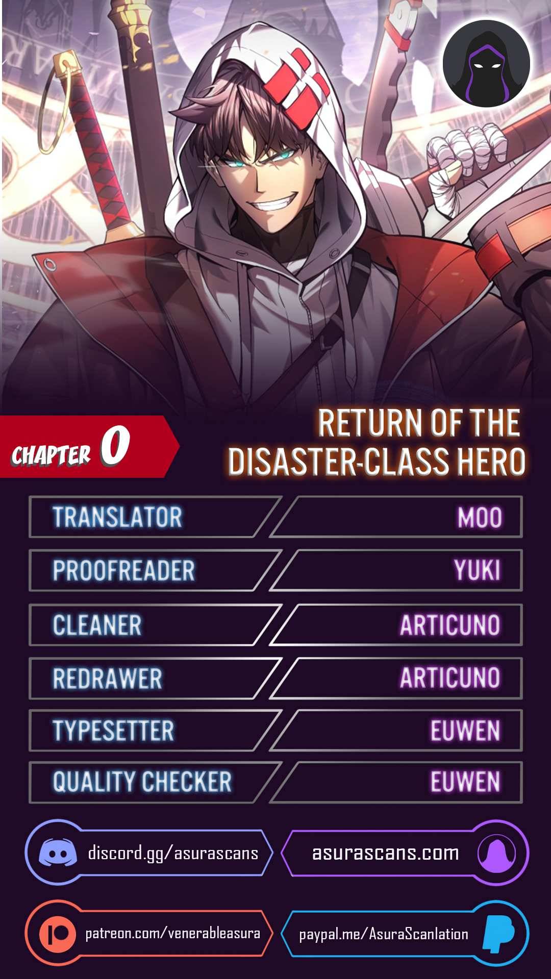 Read The Return of the Disaster Class Hero Manga Online