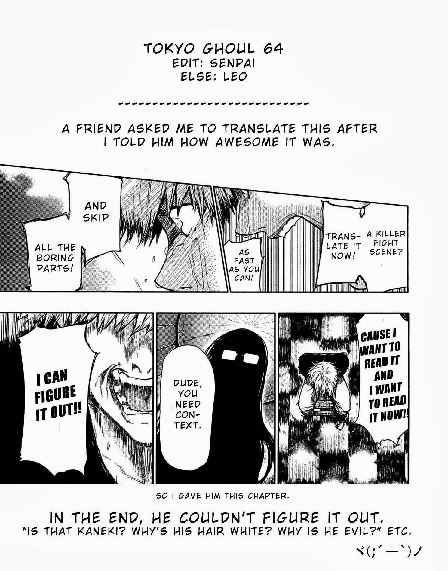 Read Tokyo Ghoul Manga Online