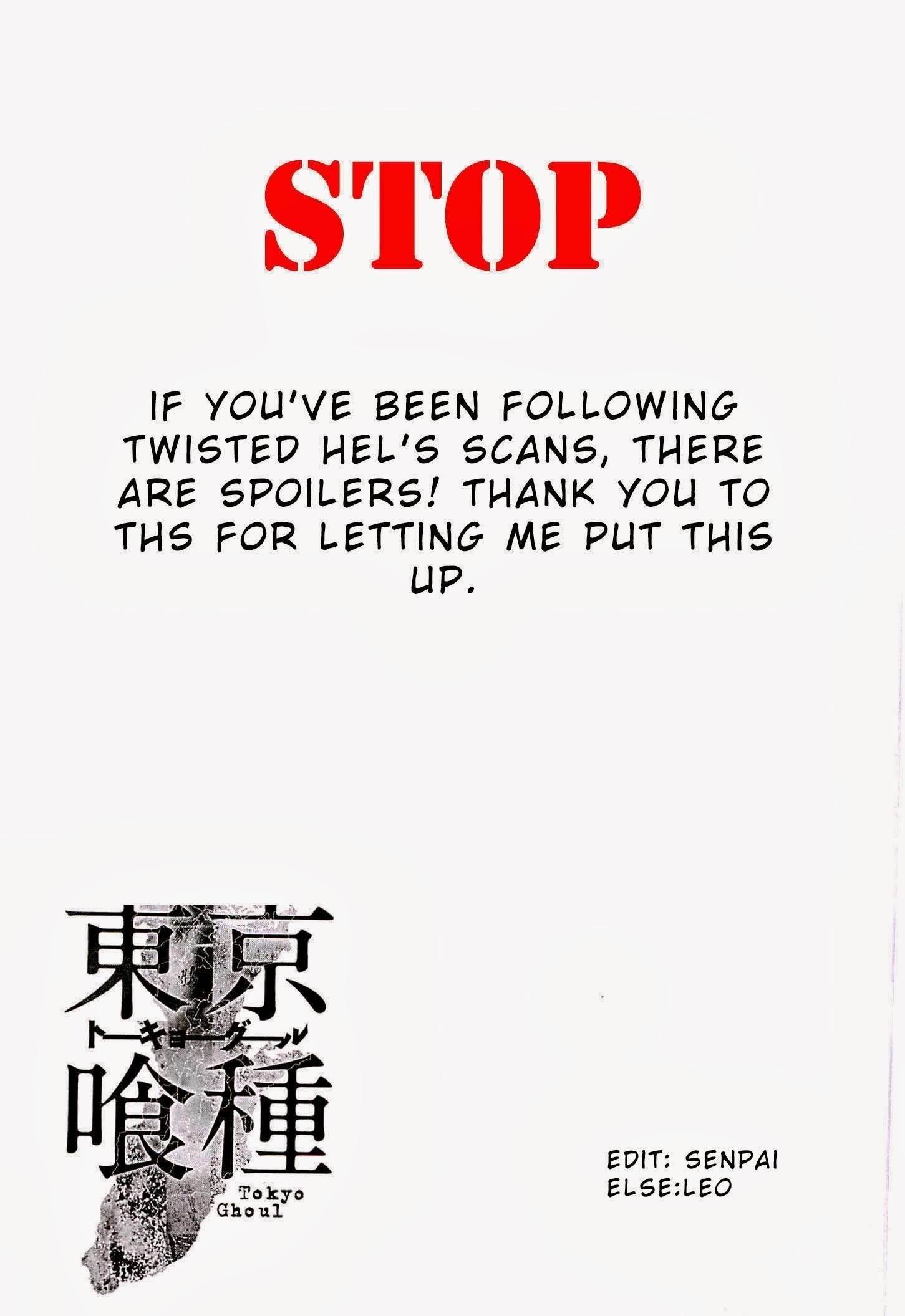 Read Tokyo Ghoul Manga Online