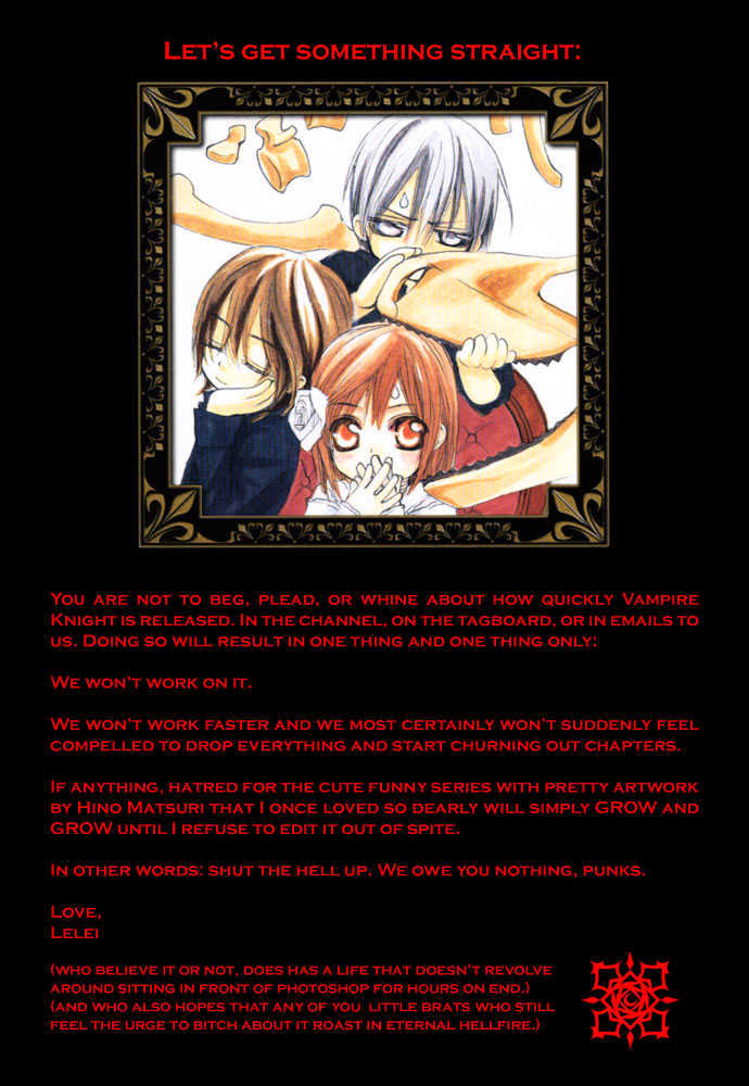 Read Vampire Knight Manga Online
