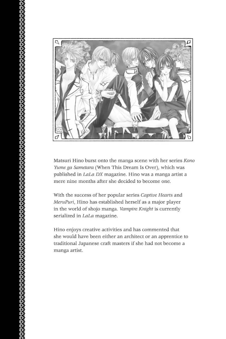 Read Vampire Knight Manga Online