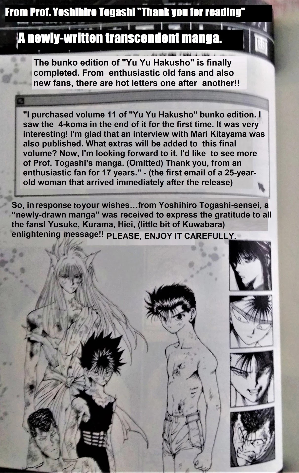 Read Yu Yu Hakusho Manga Online