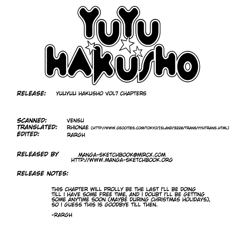 Read Yu Yu Hakusho Manga Online