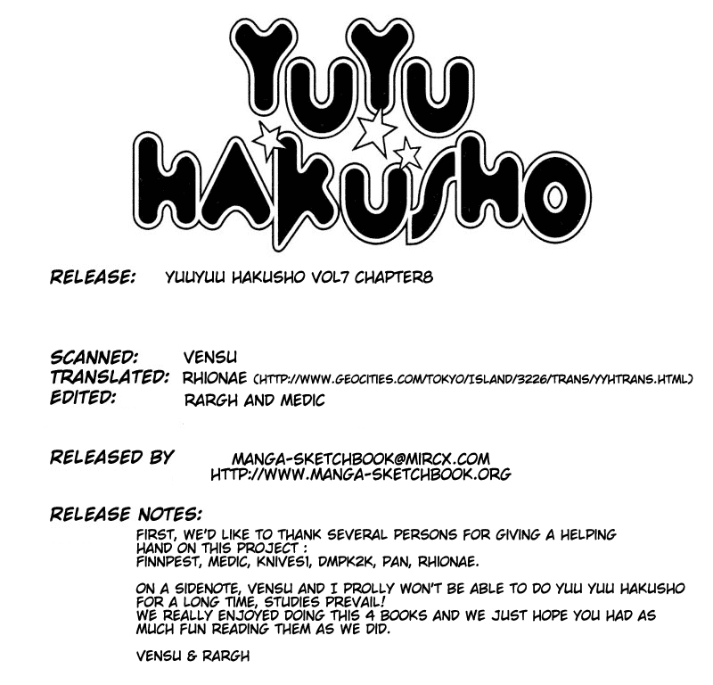 Read Yu Yu Hakusho Manga Online