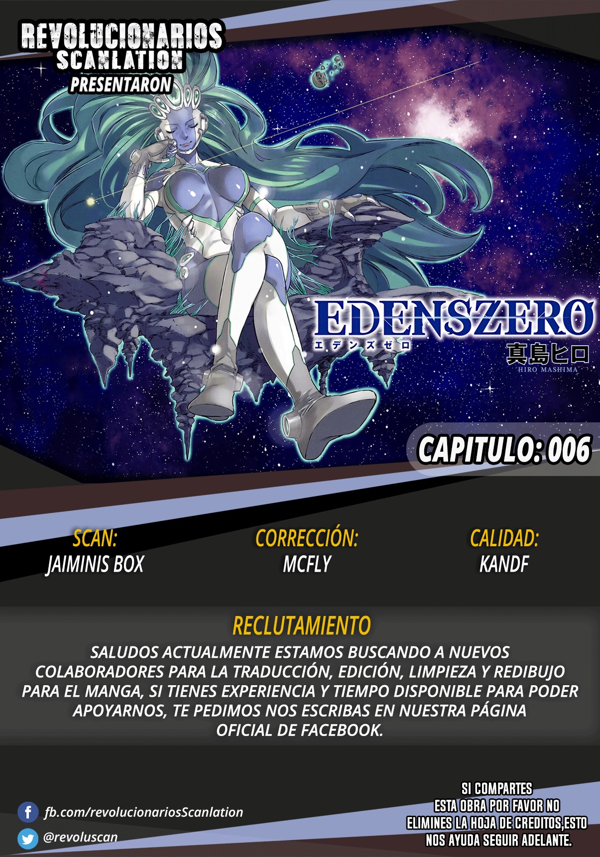 Read Eden's Zero ES Manga Online