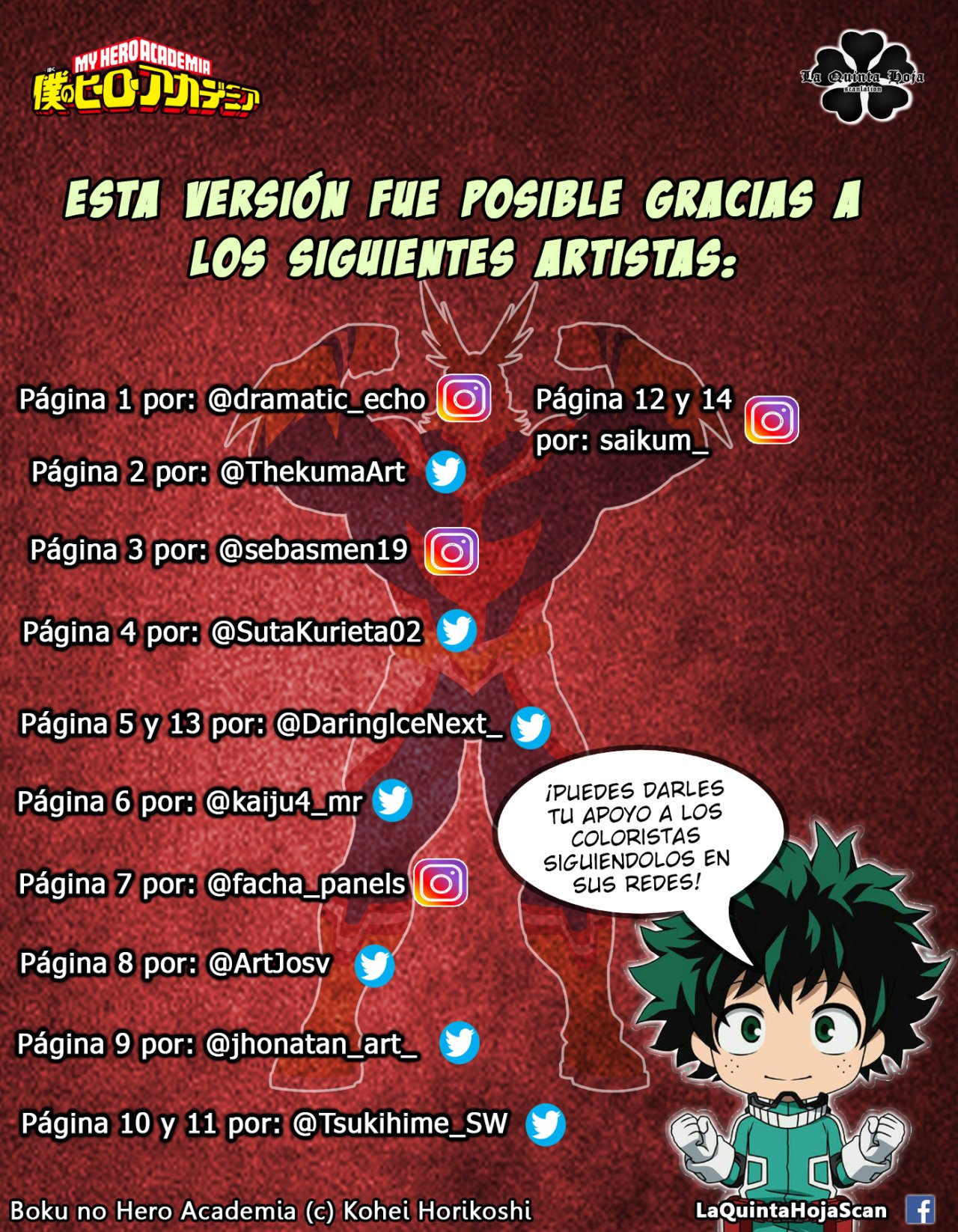 Read MY Hero Academia ES Manga Online