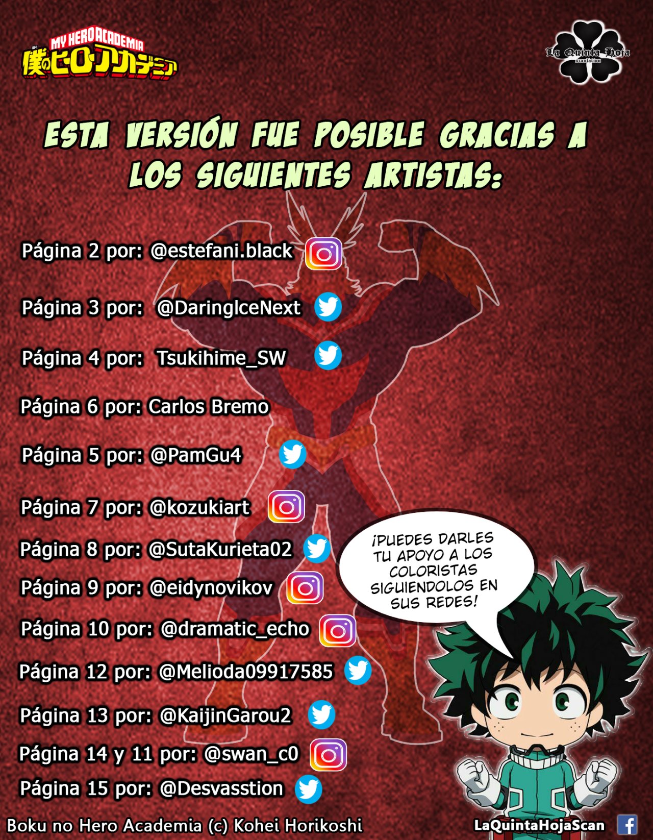 Read MY Hero Academia ES Manga Online