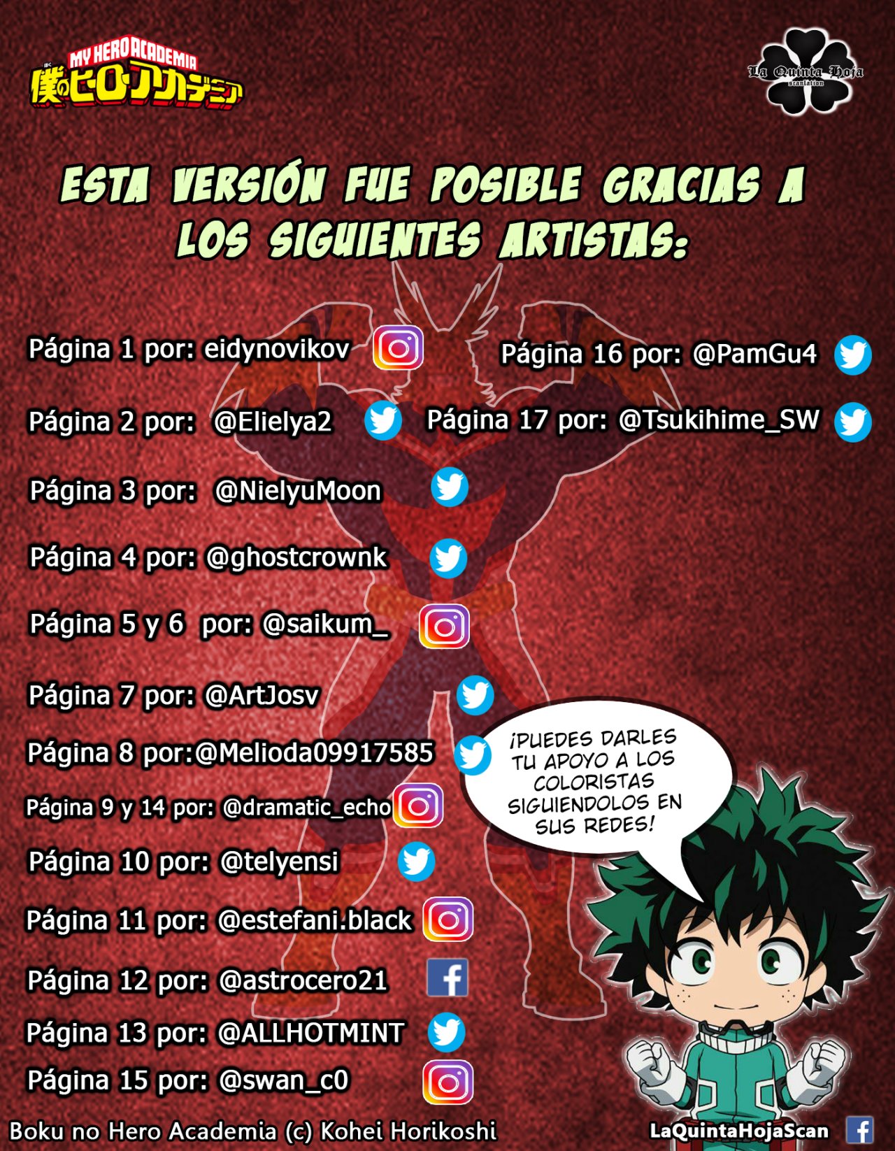 Read MY Hero Academia ES Manga Online