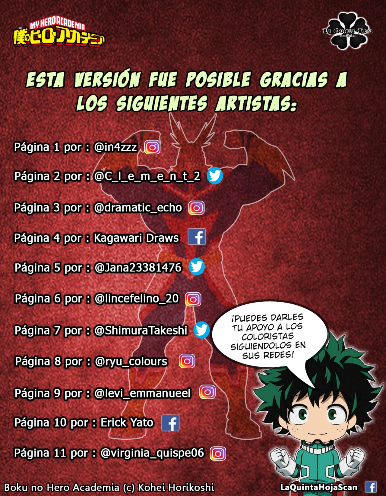 Read MY Hero Academia ES Manga Online