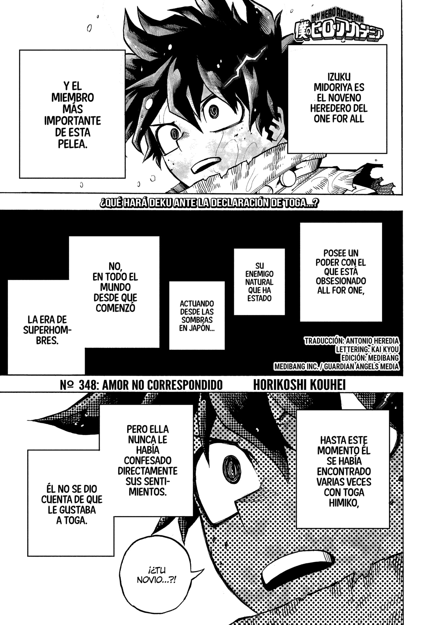 Read MY Hero Academia ES Manga Online