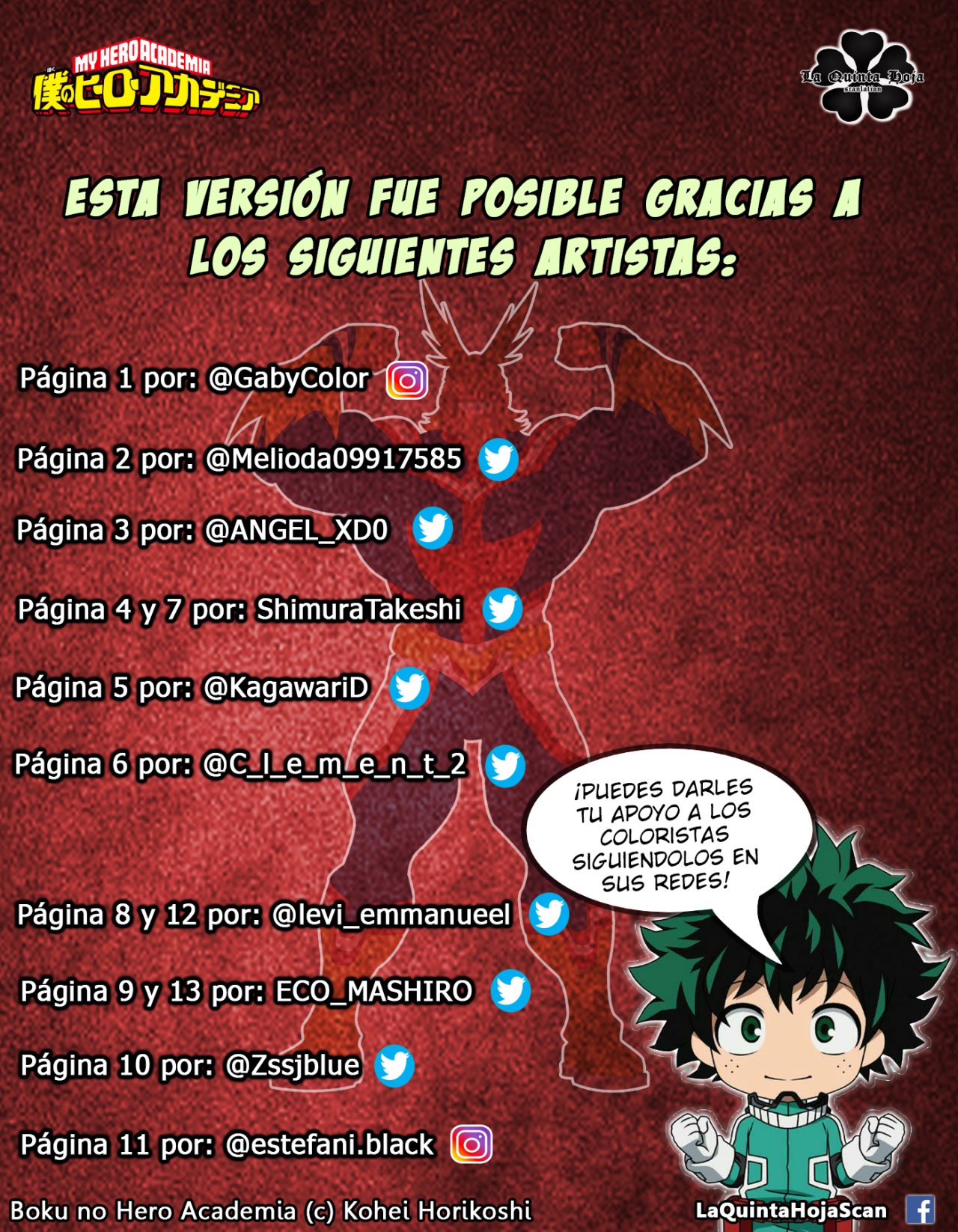 Read MY Hero Academia ES Manga Online