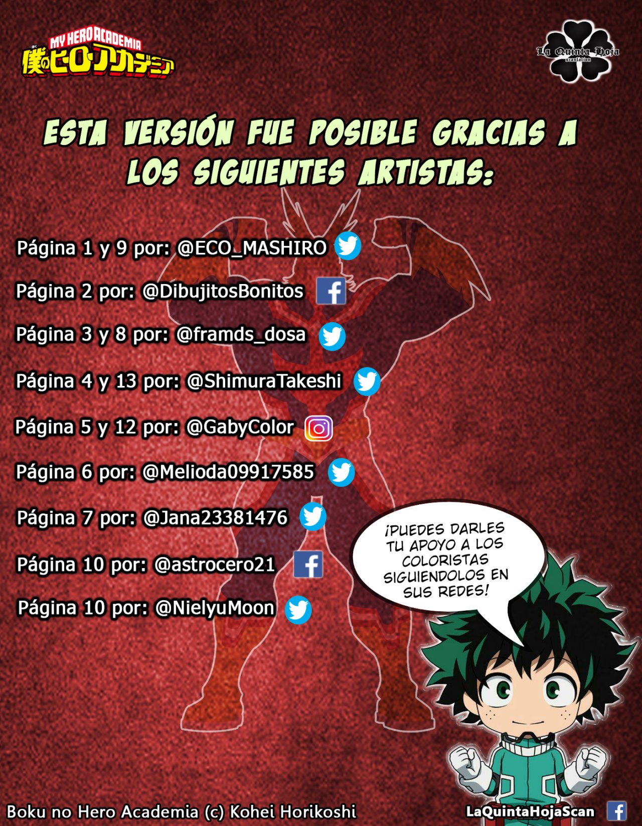 Read MY Hero Academia ES Manga Online