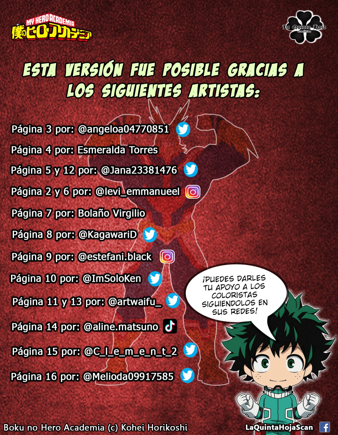 Read MY Hero Academia ES Manga Online