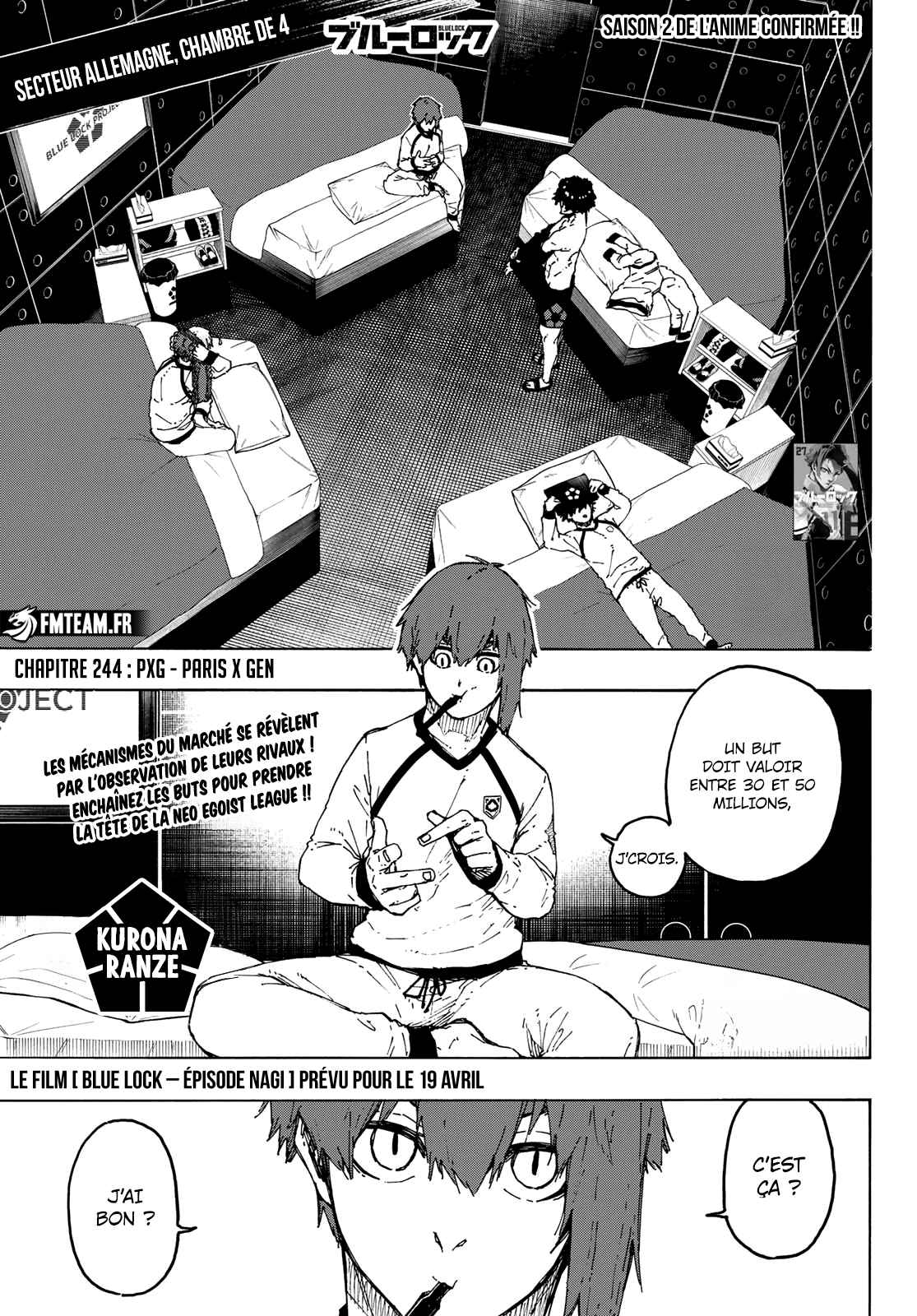 Read Blue Lock FR Manga Online