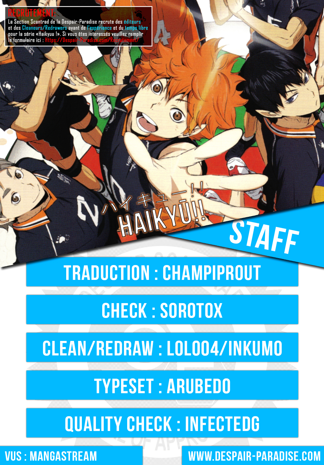 Read Haikyuu FR Manga Online