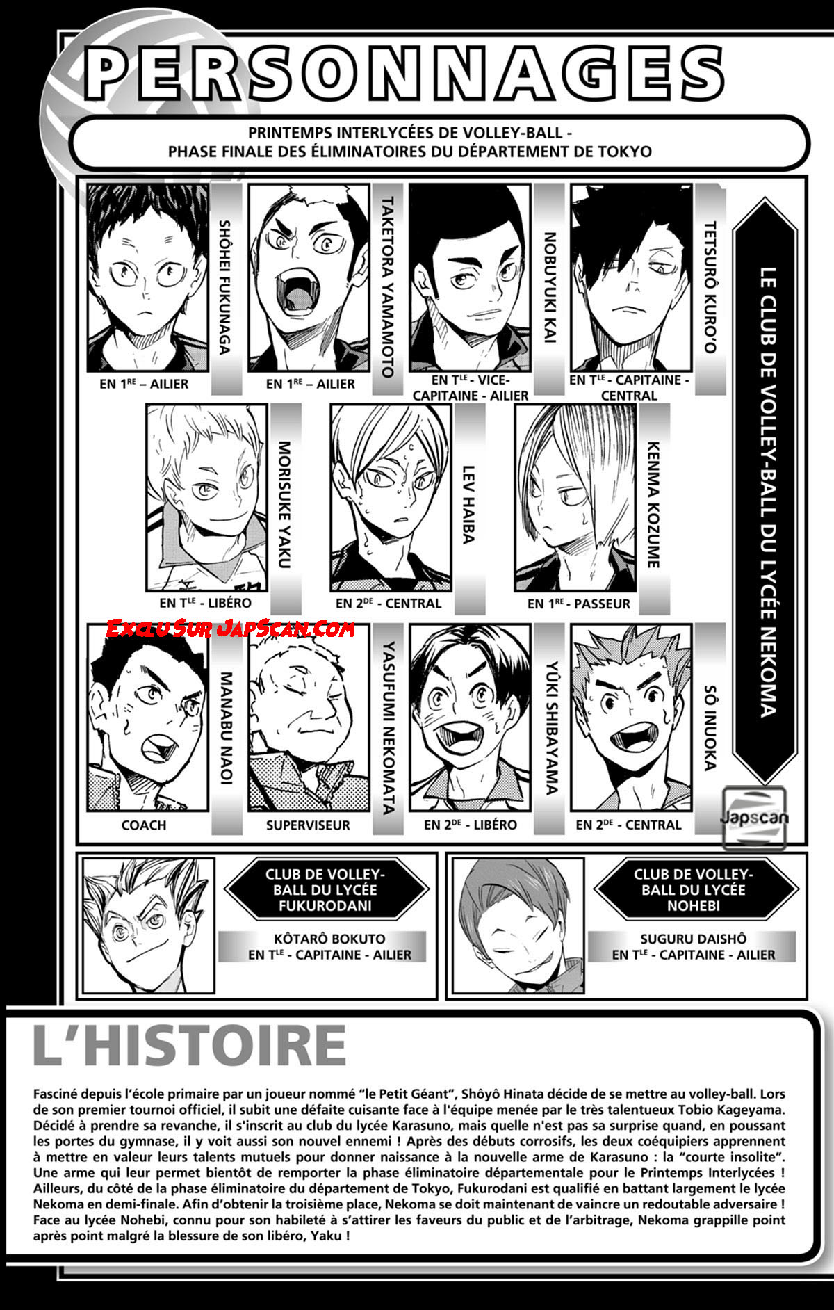 Read Haikyuu FR Manga Online