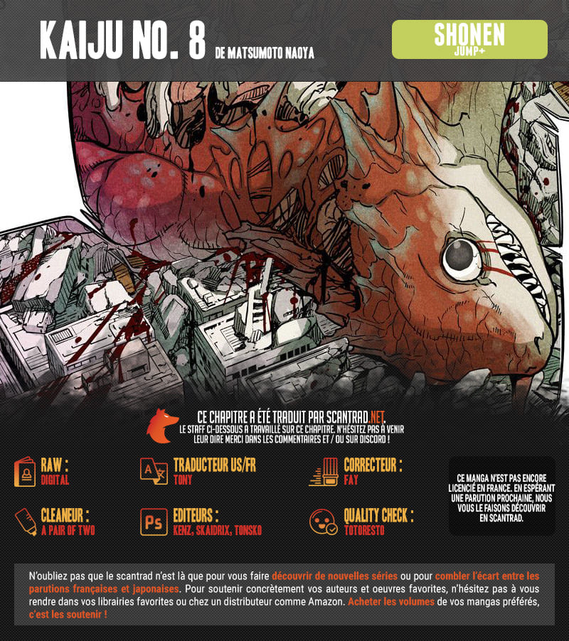 Read Kaiju N 8 FR Manga Online