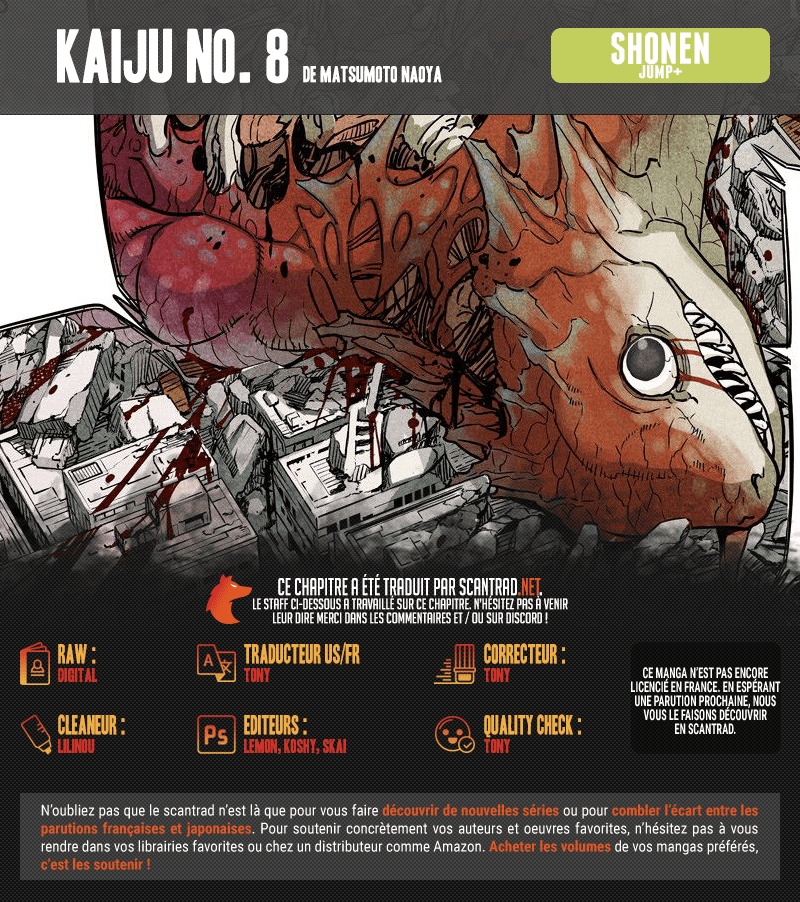 Read Kaiju N 8 FR Manga Online