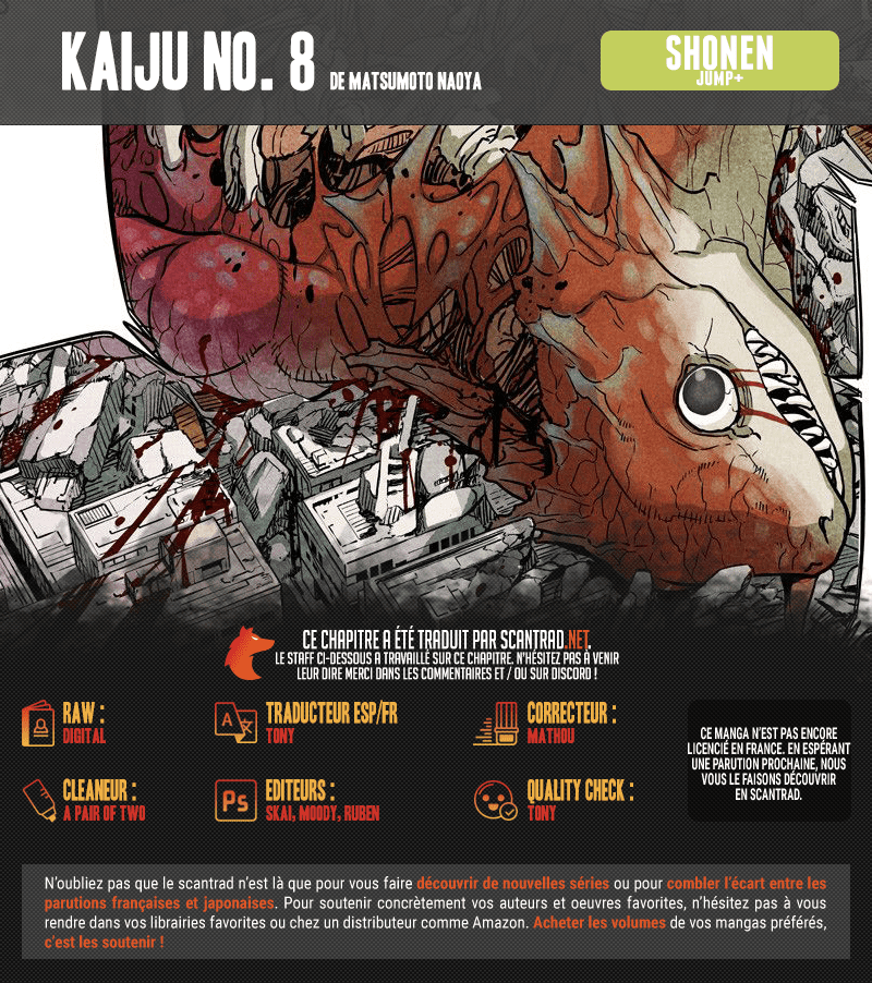 Read Kaiju N 8 FR Manga Online