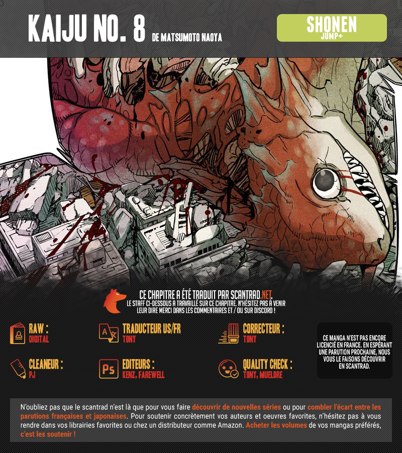 Read Kaiju N 8 FR Manga Online