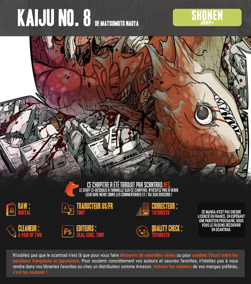 Read Kaiju N 8 FR Manga Online
