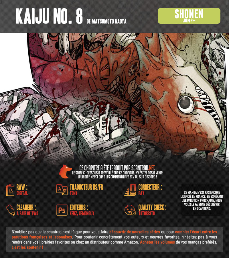 Read Kaiju N 8 FR Manga Online