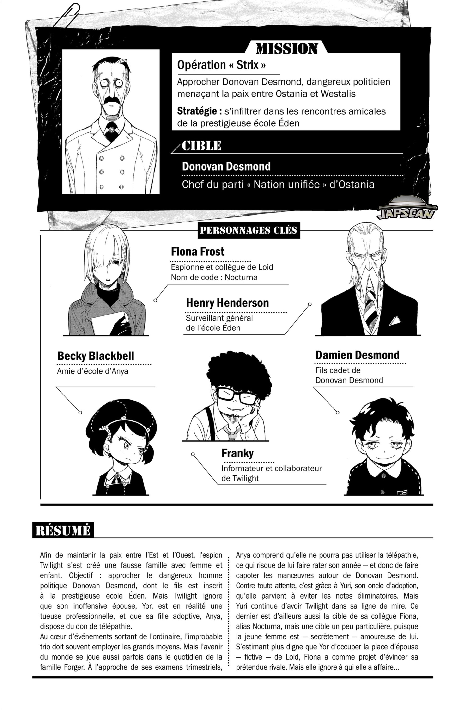 Read Spy X Family FR Manga Online