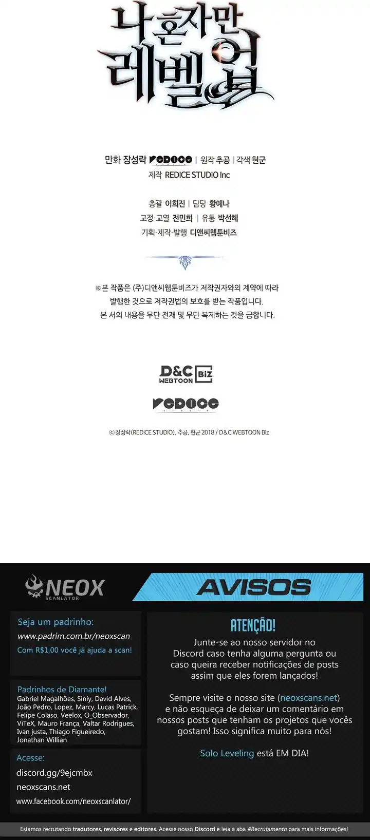 Read Solo Leveling PT Manga Online